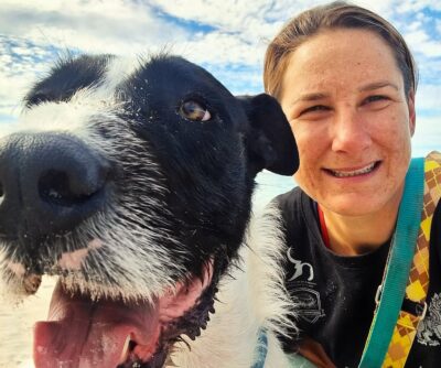 Vasiliy and I at the beach